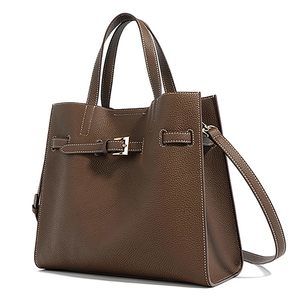 Chic Genuine Textured Messenger Bags Satchel For Handmade Vintage Top Handle